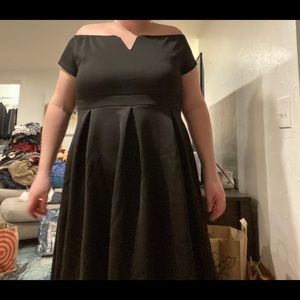 Black formal dress